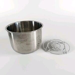 Instant Pot Duo‎ 60 v5 6-Qt Stainless Steel Inner Bowl Insert Pot w/Rack